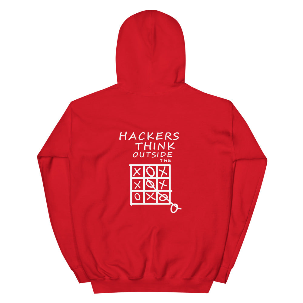 Hackers think outside the box - Unisex Hoodie by DarkByteGear