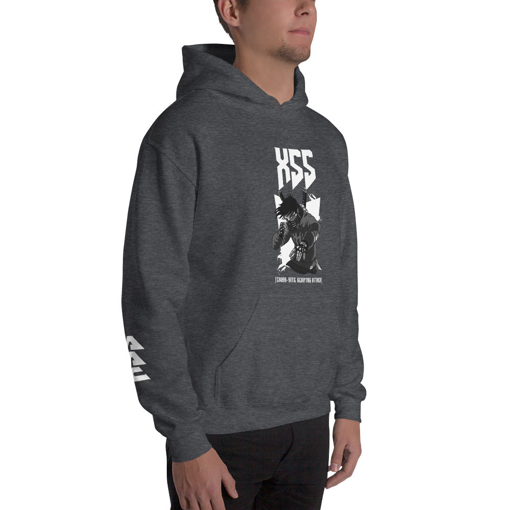 XSS cross-site scripting attack - Unisex Hoodie by DarkByteGear