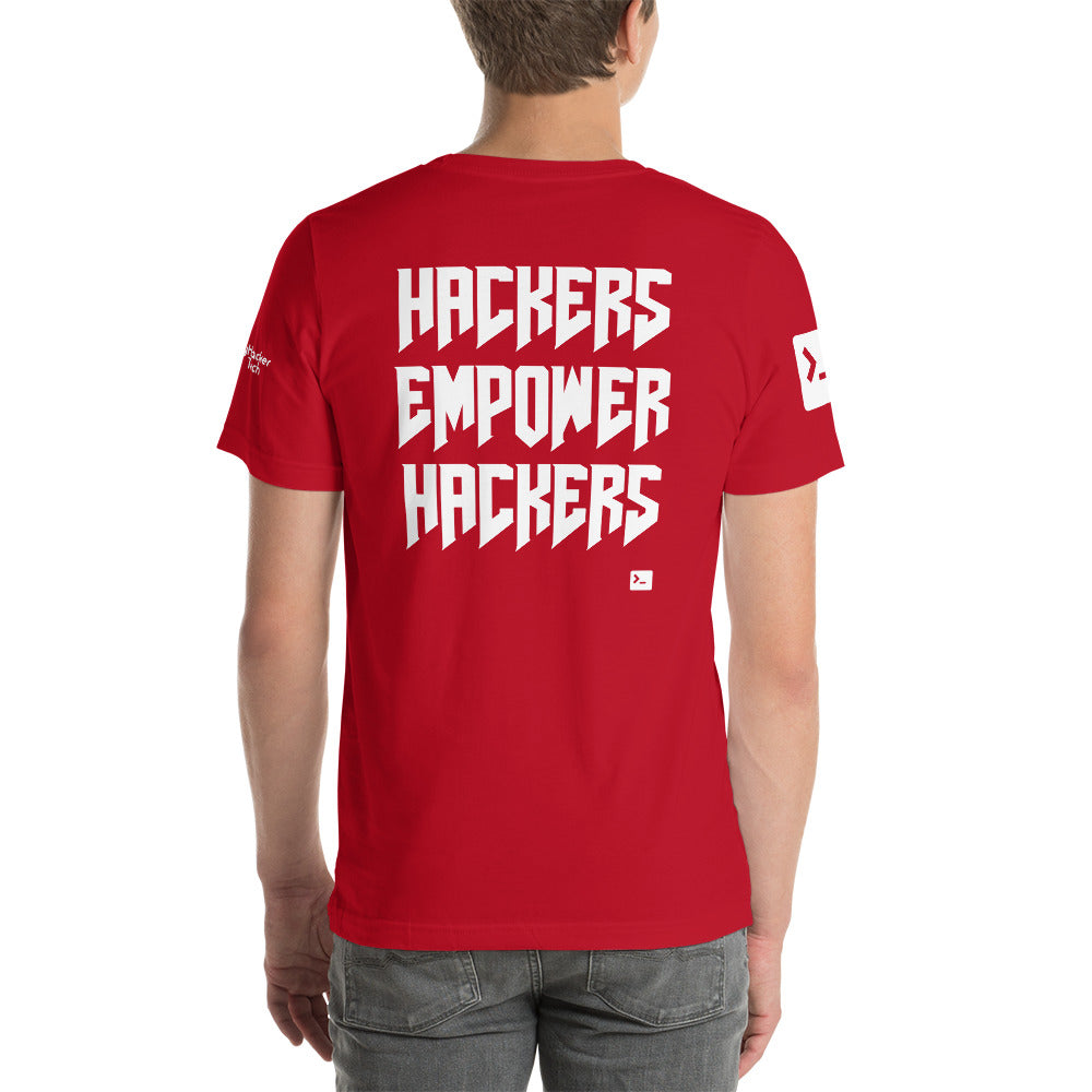Hackers empower hackers - Short-Sleeve Unisex T-Shirt by DarkByteGear