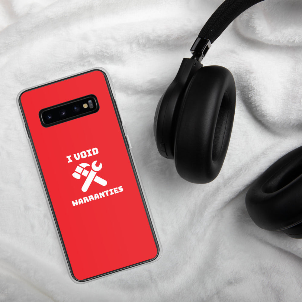 I void warranties - Samsung Case (red) by DarkByteGear