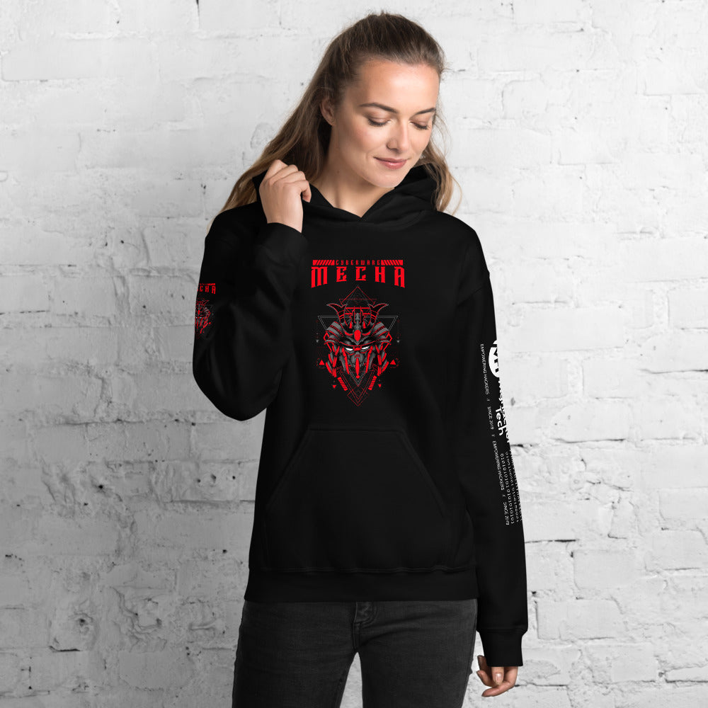 CyberWare Mecha - Unisex Hoodie (all sides print) by DarkByteGear