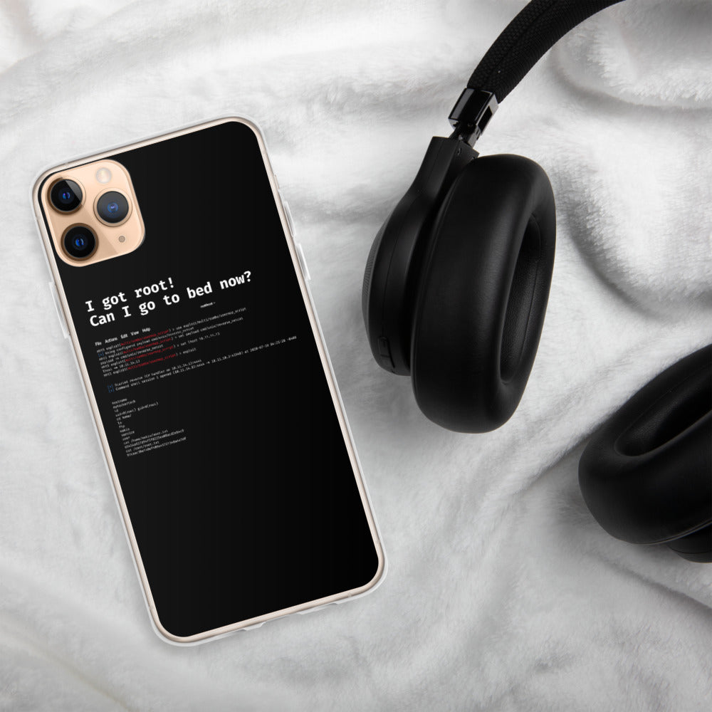 I got root! Can I go to bed now? - iPhone Case by DarkByteGear