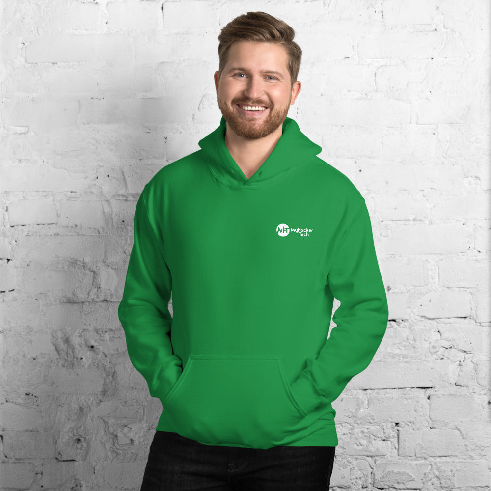 Hacking the apocalypse v - Unisex Hoodie (with back design) by DarkByteGear