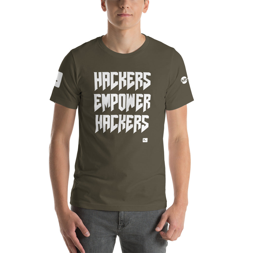 Hackers empower hackers - Short-Sleeve Unisex T-Shirt by DarkByteGear
