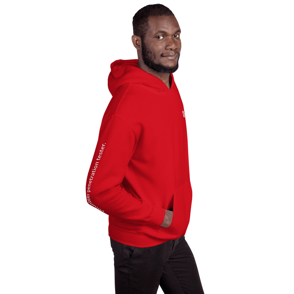 volunteer penetration tester - Unisex Hoodie (with all sides designs) by DarkByteGear