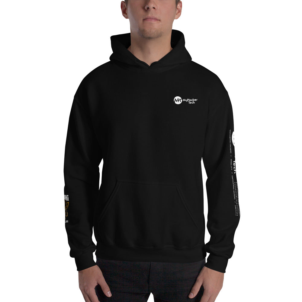 Hacking the apocalypse - Unisex Hoodie (with all sides design) by DarkByteGear