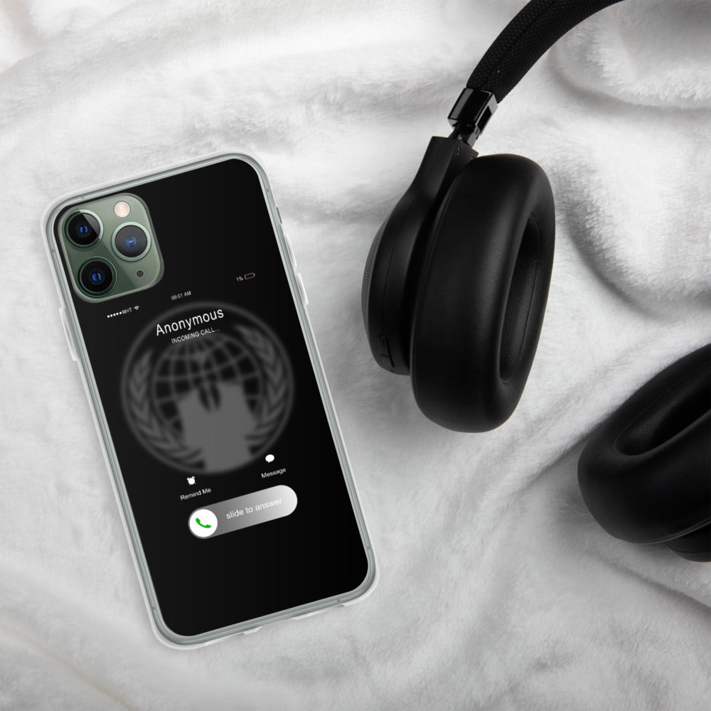 Anonymous incoming call - iPhone Case by DarkByteGear