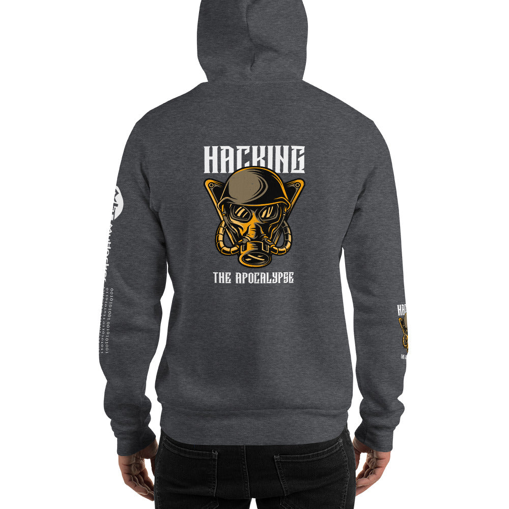 Hacking the apocalypse - Unisex Hoodie (with all sides design) by DarkByteGear