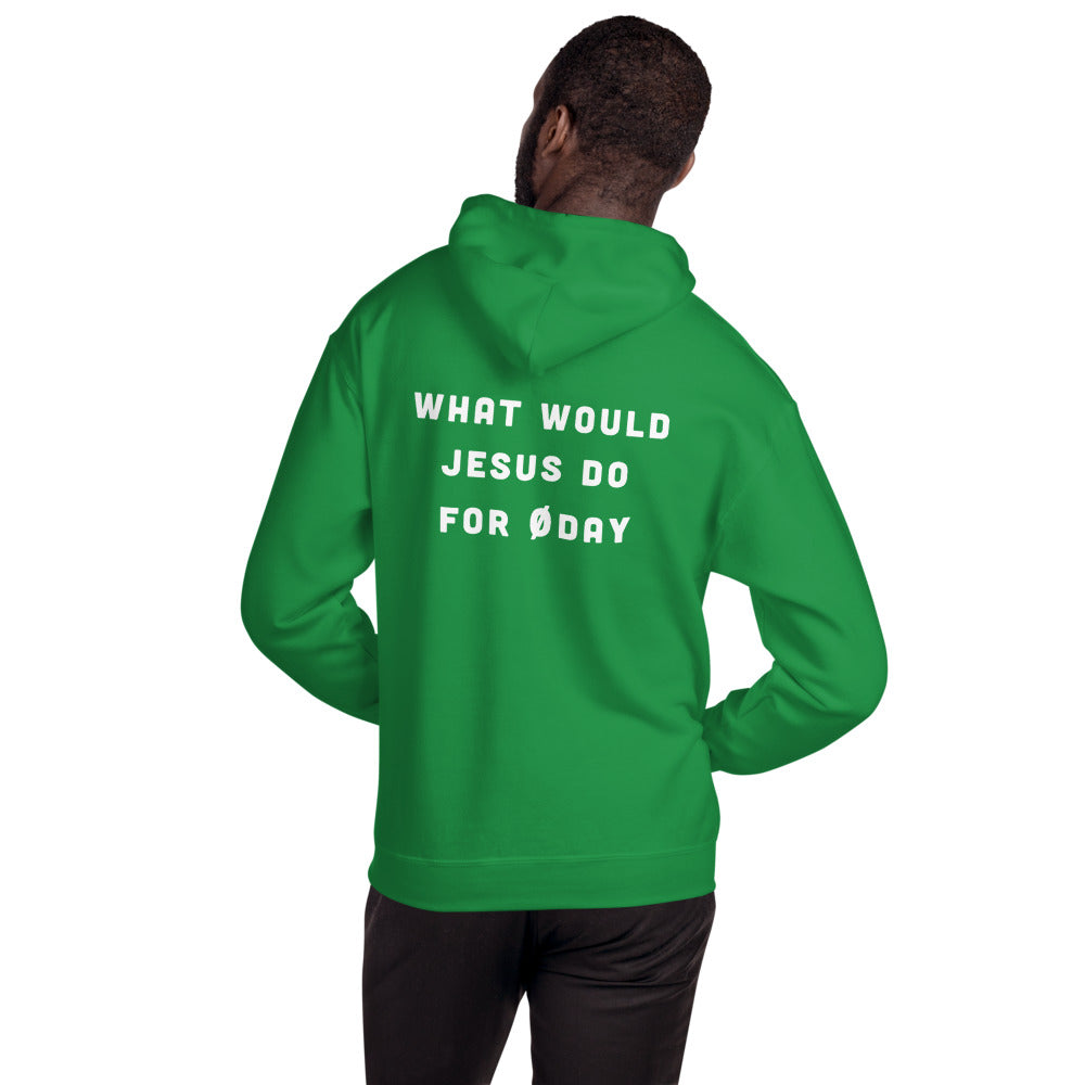 What would Jesus do for 0day - Unisex Hoodie by DarkByteGear