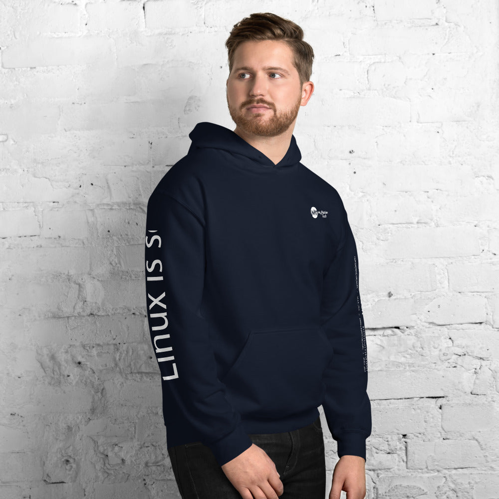 Linux is sexy - Unisex Hoodie ( with all sides designs ) by DarkByteGear