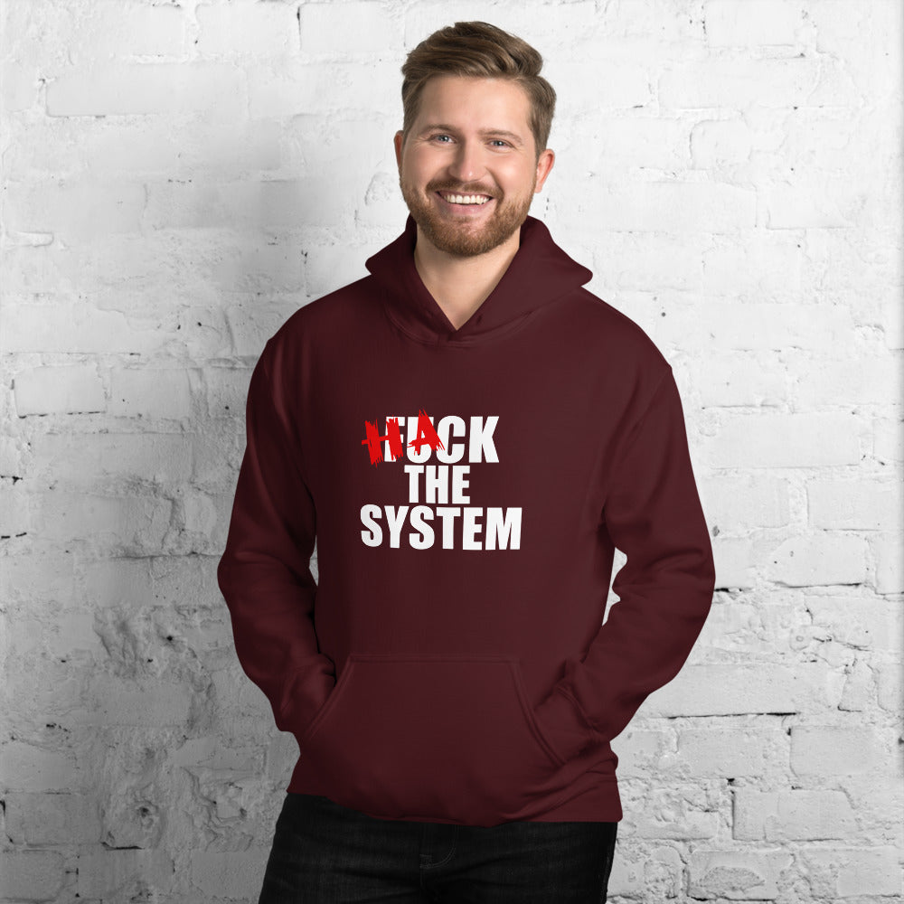 Hack the system - Unisex Hoodie by DarkByteGear