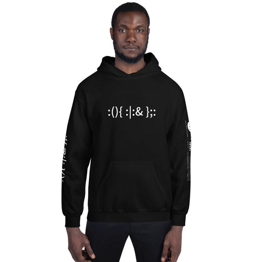 Linux Hackers - Bash Fork Bomb - Unisex Hoodie by DarkByteGear