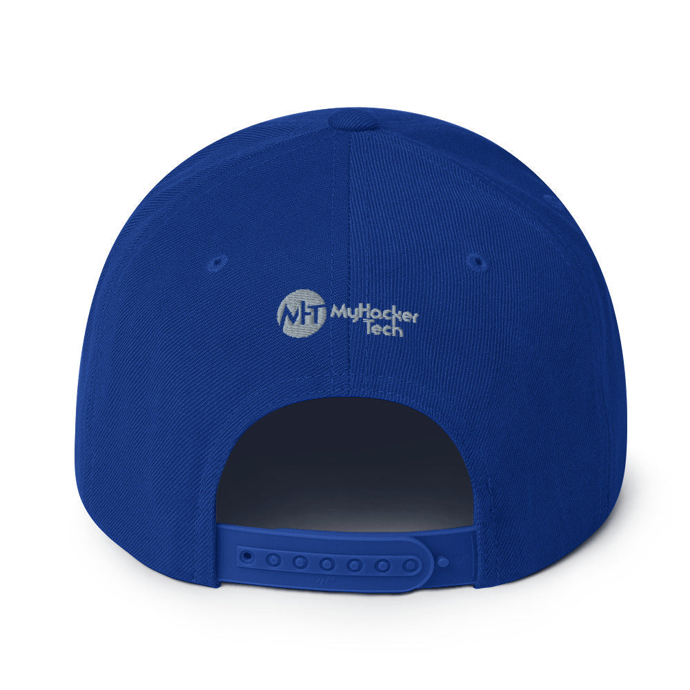 I void warranties - Snapback Hat (white text) by DarkByteGear