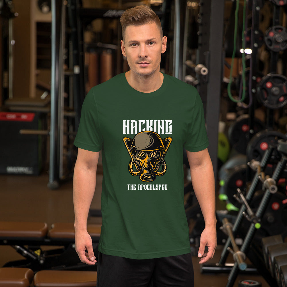 Hacking the Apocalypse - Short-Sleeve Unisex T-Shirt by DarkByteGear