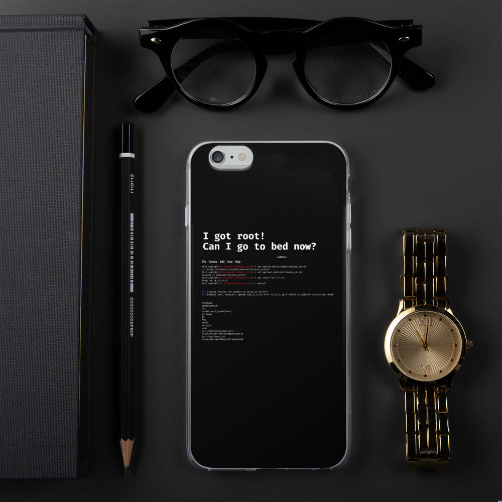 I got root! Can I go to bed now? - iPhone Case by DarkByteGear