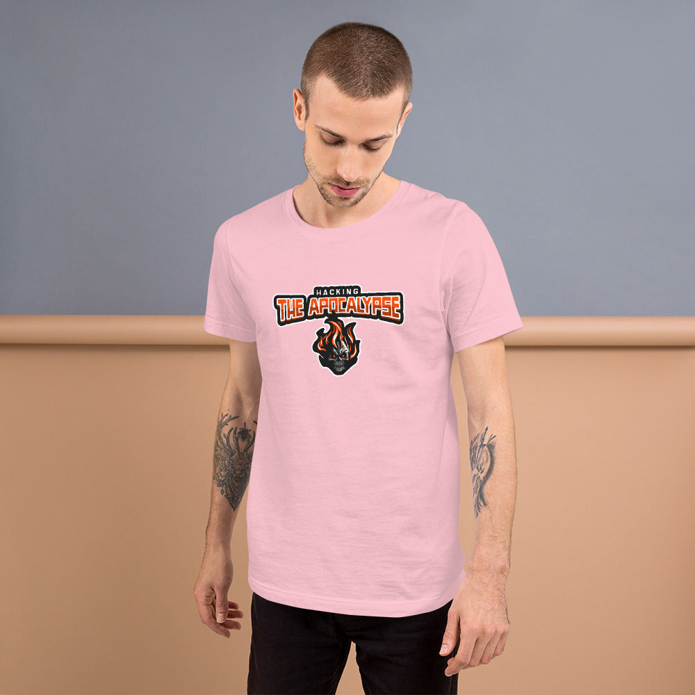 Hacking the Apocalypse v.1 - Short-Sleeve Unisex T-Shirt by DarkByteGear
