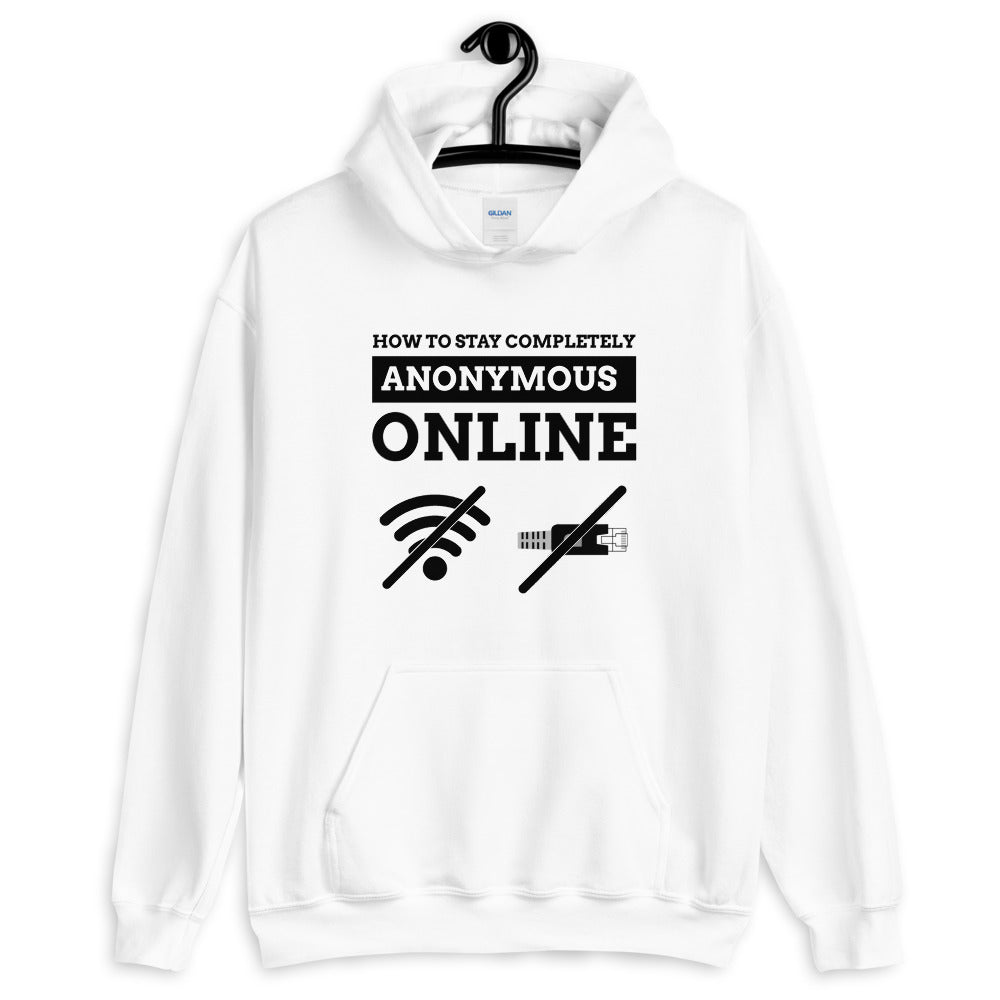 How to stay completely anonymous online - Unisex Hoodie by DarkByteGear