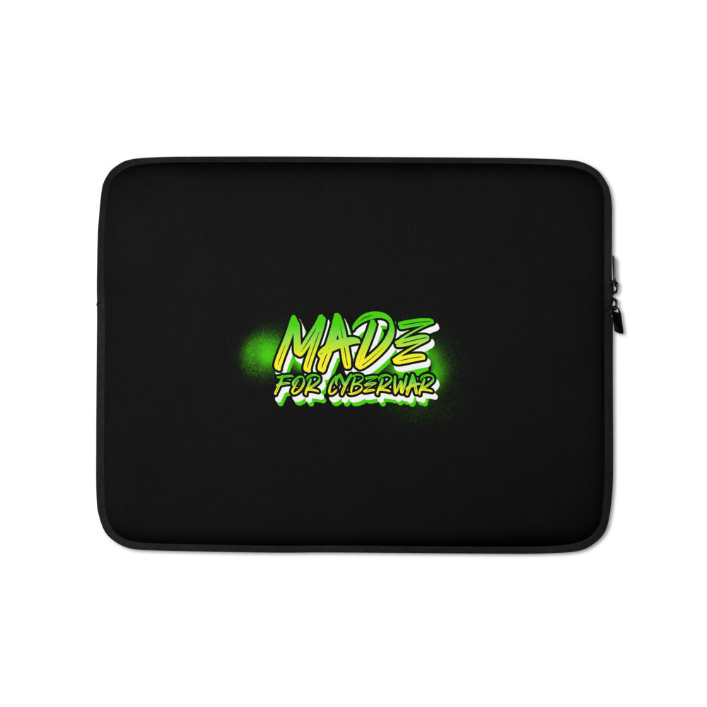 Made for cyberwar - Laptop Sleeve by DarkByteGear