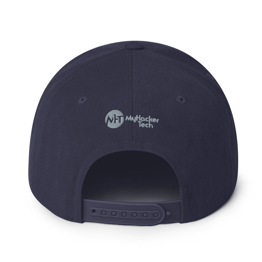 I void warranties - Snapback Hat (white text) by DarkByteGear