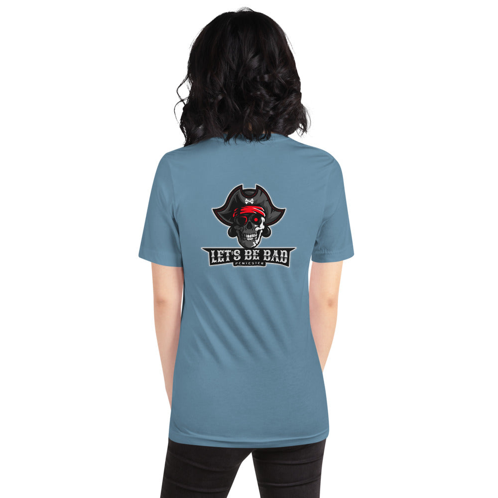 Let's be bad - Short-Sleeve Unisex T-Shirt (white) by DarkByteGear