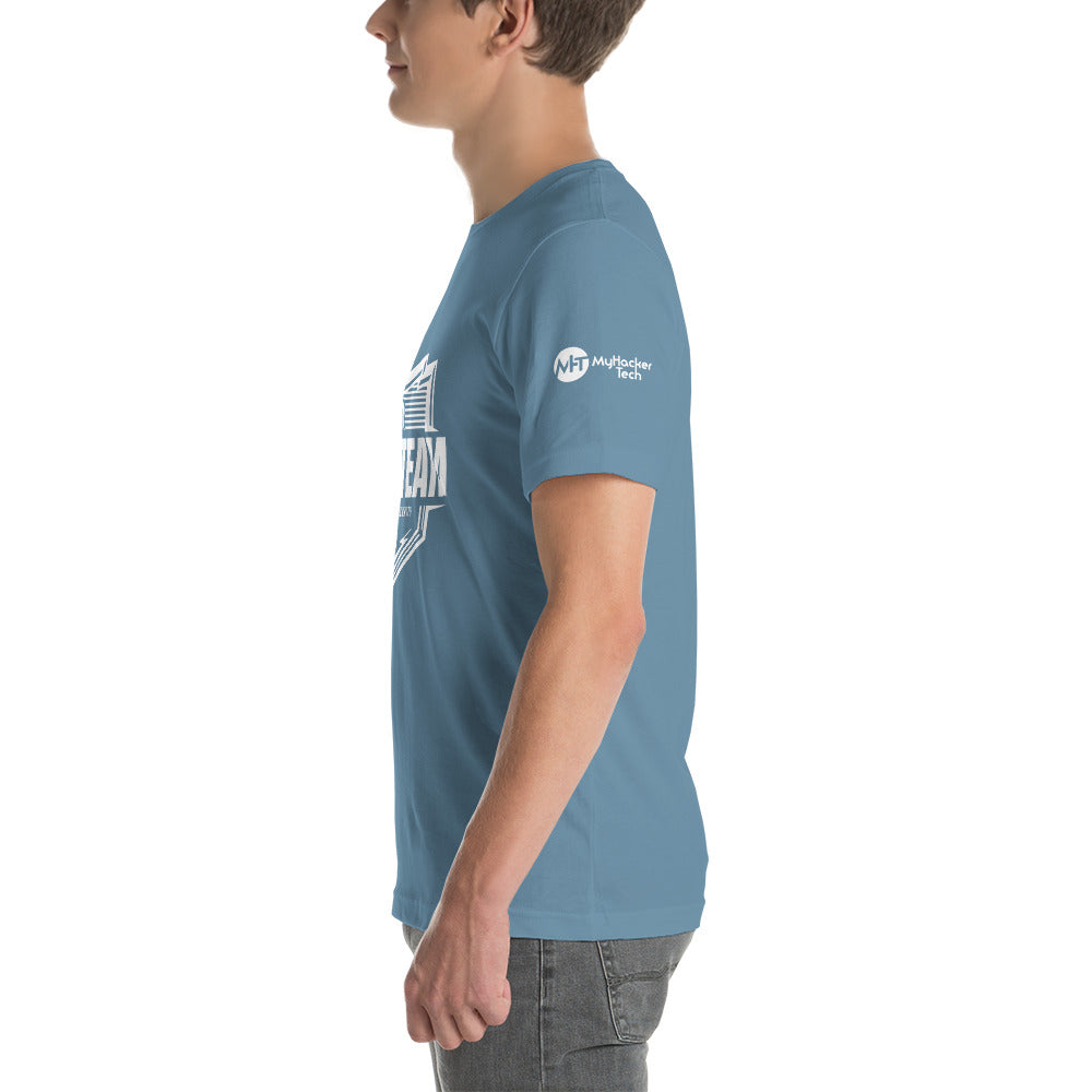 Cyber Security Blue Team v1 - Short-Sleeve Unisex T-Shirt by DarkByteGear