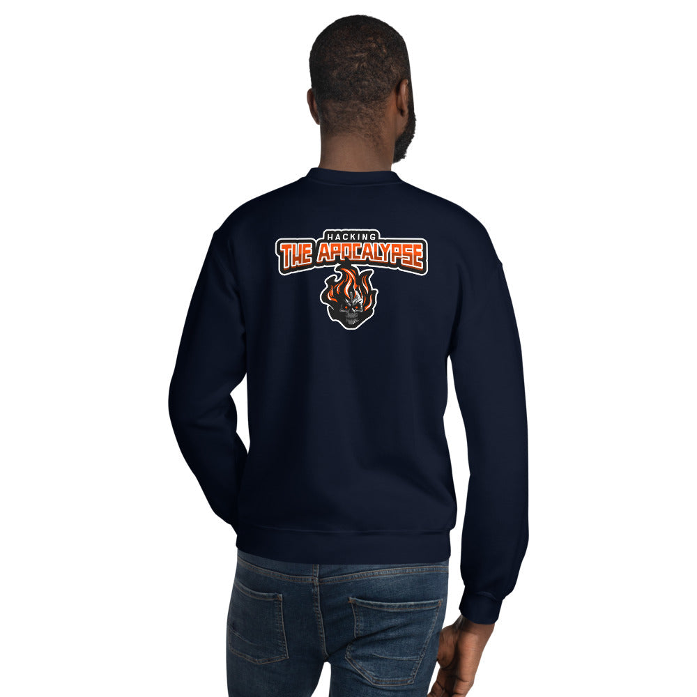 Hacking the Apocalypse v.1 - Unisex Sweatshirt by DarkByteGear