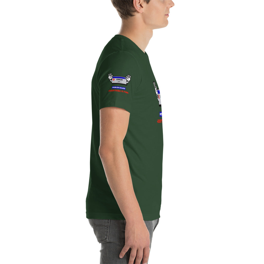 Problem solved - Short-Sleeve Unisex T-Shirt by DarkByteGear