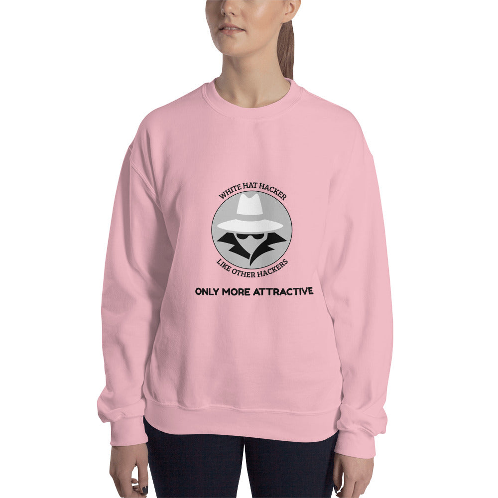 Like other hackers only more attractive - Unisex Sweatshirt by DarkByteGear