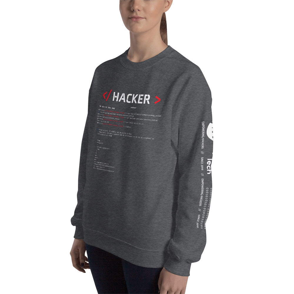 Hacker v.1 - Unisex Sweatshirt by DarkByteGear