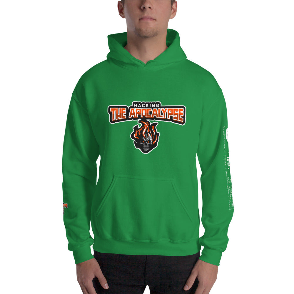 Hacking the apocalypse v1 - Unisex Hoodie (with all sides design) by DarkByteGear