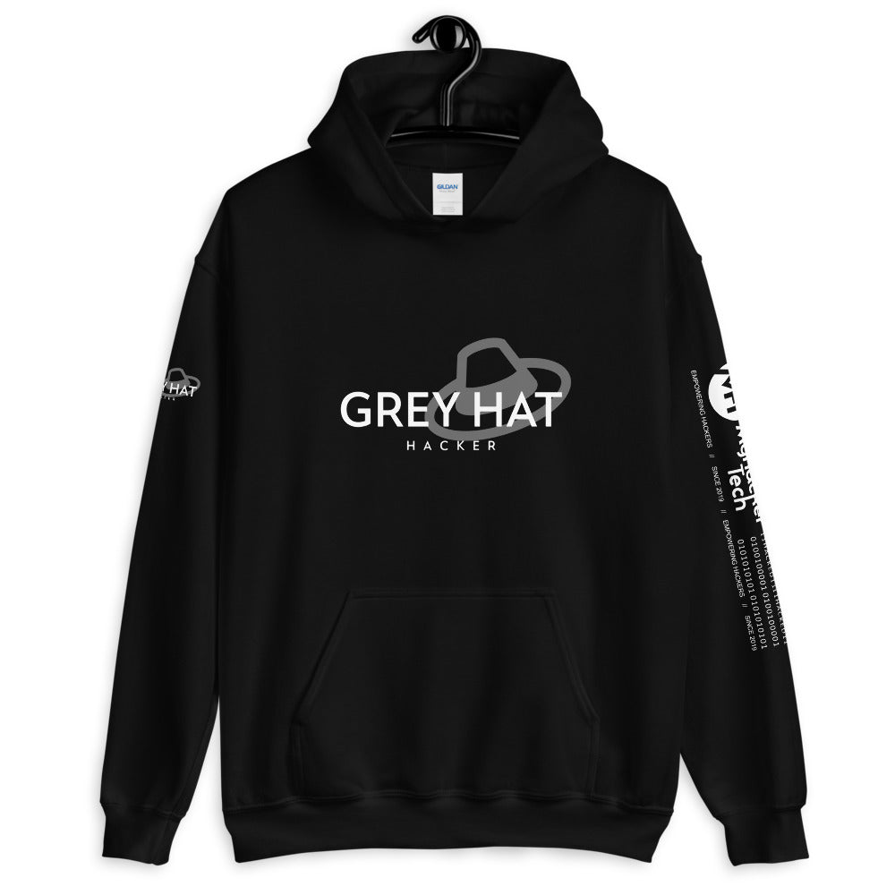 Grey Hat Hacker - Unisex Hoodie by DarkByteGear