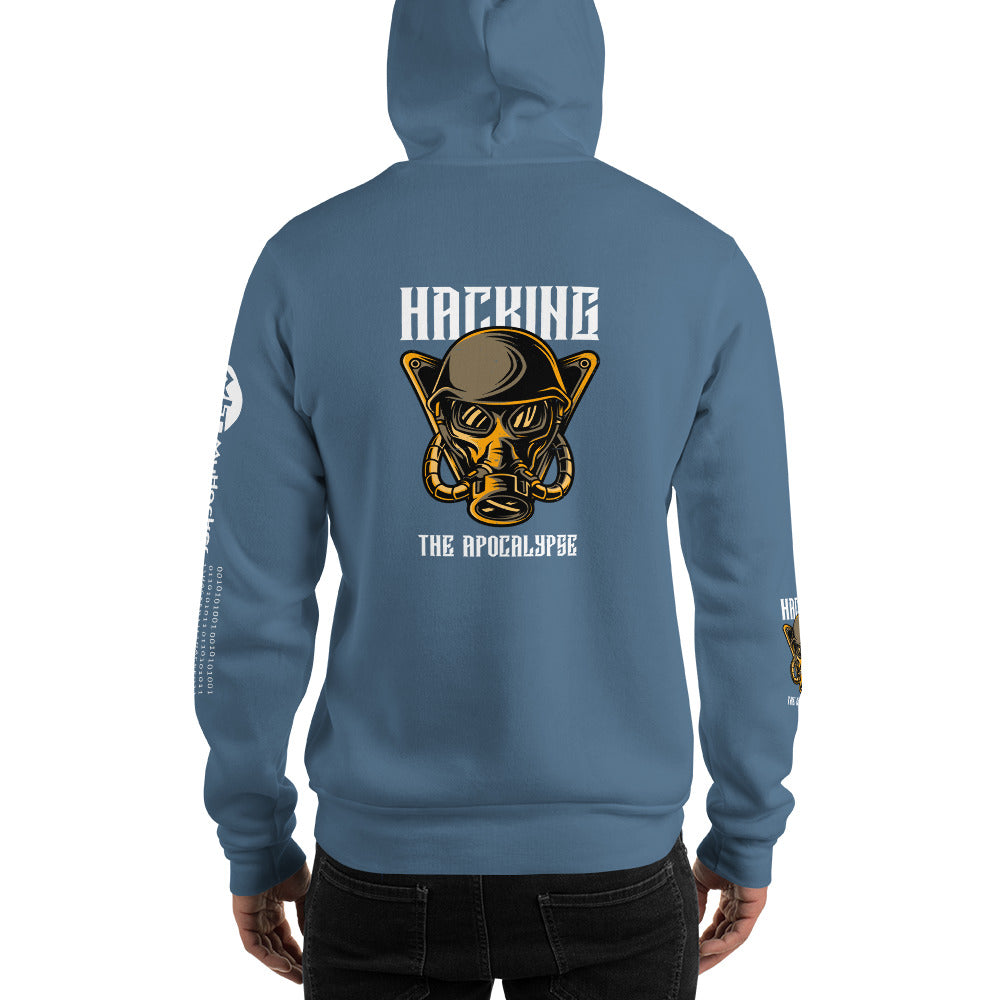 Hacking the apocalypse - Unisex Hoodie (with all sides design) by DarkByteGear