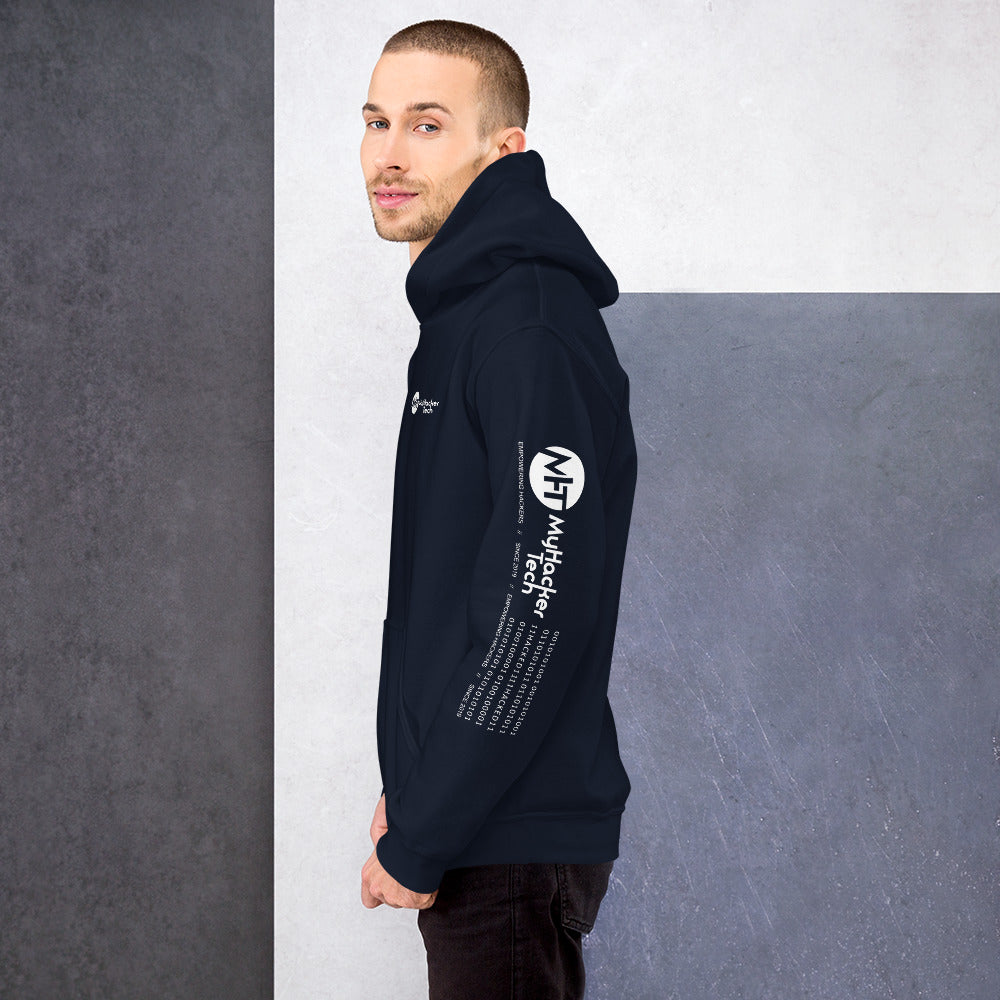 stay at at home, wear a mask - Unisex Hoodie (with all sides design ) by DarkByteGear