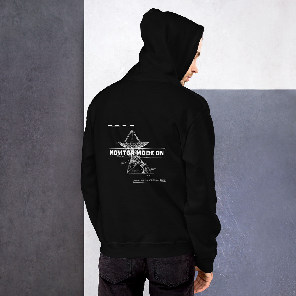 Monitor mode ON - Unisex Hoodie by DarkByteGear