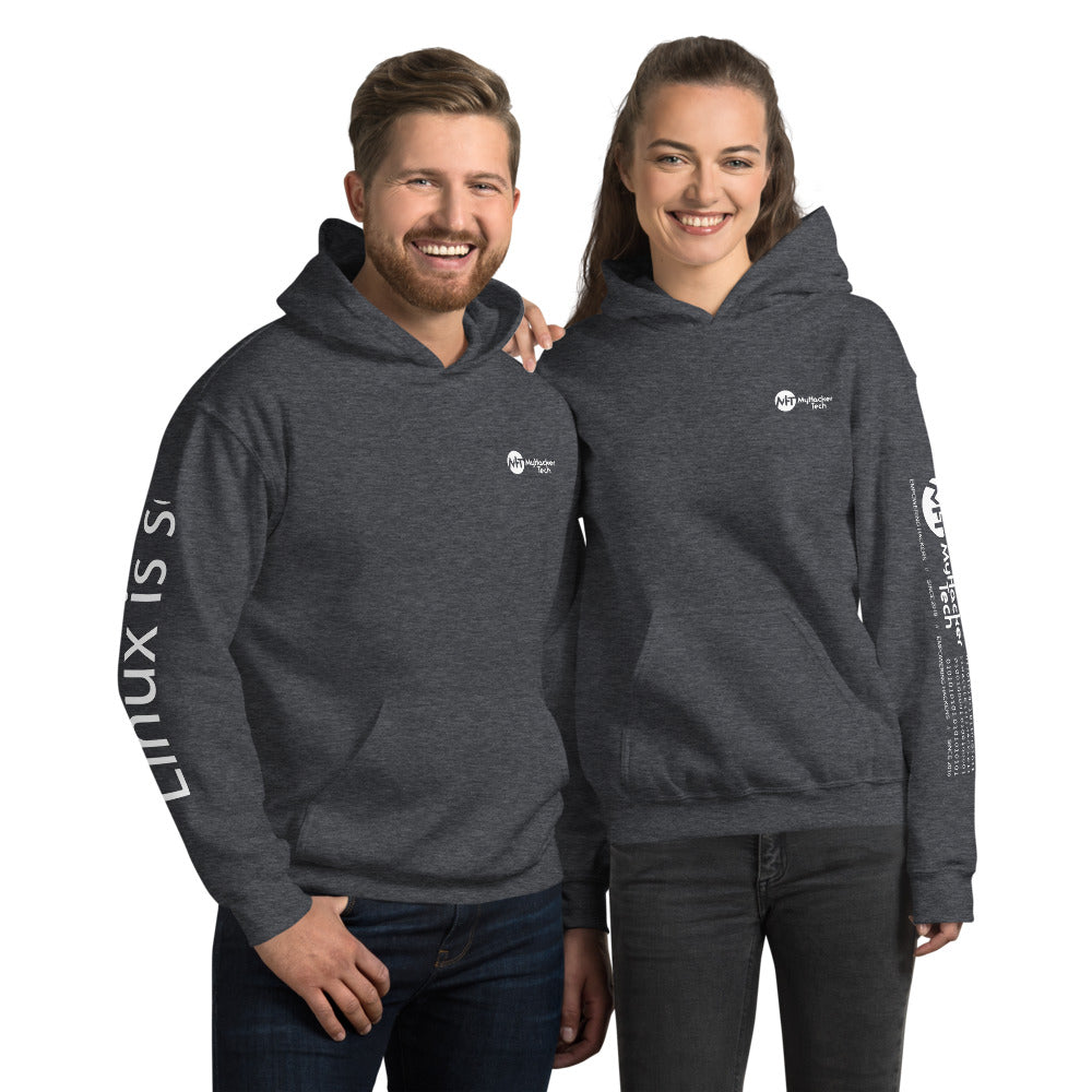Linux is sexy - Unisex Hoodie ( with all sides designs ) by DarkByteGear