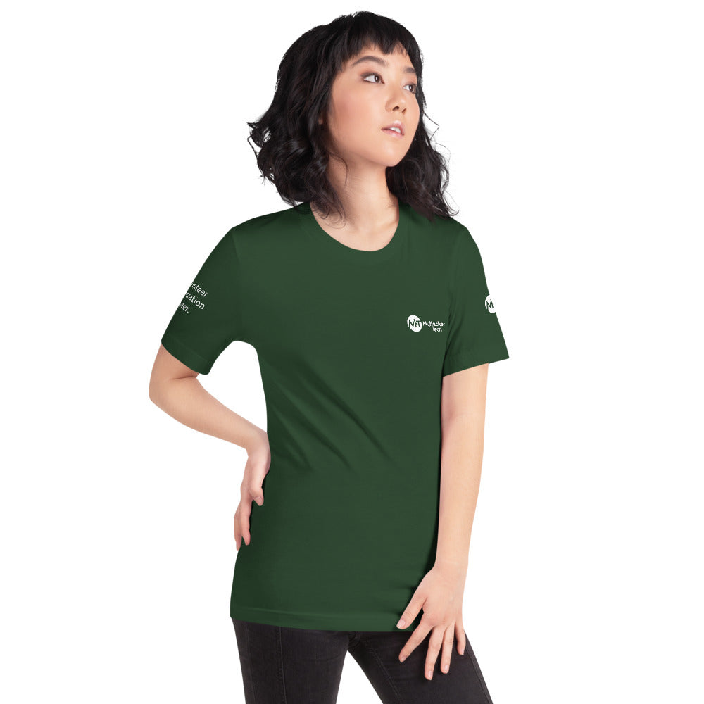 volunteer penetration tester - Short-Sleeve Unisex T-Shirt ( with all sides designs) by DarkByteGear