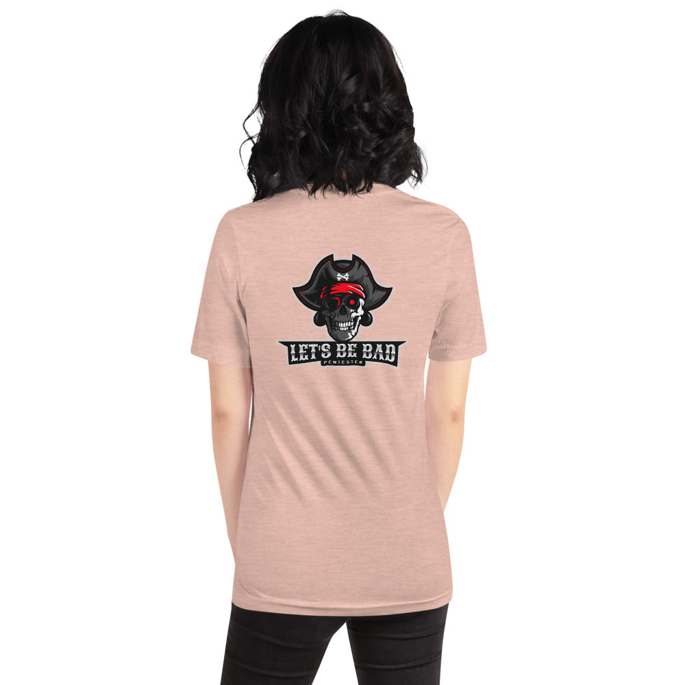 Let's be bad - Short-Sleeve Unisex T-Shirt (white) by DarkByteGear