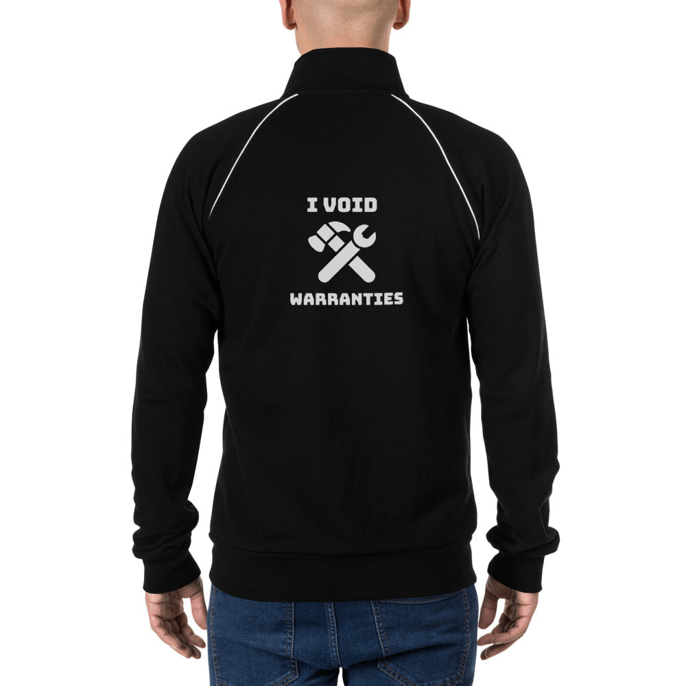 I void warranties - Piped Fleece Jacket by DarkByteGear