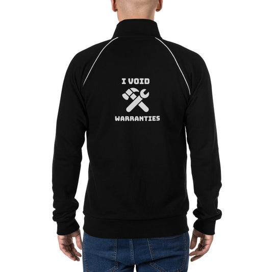 I void warranties - Piped Fleece Jacket by DarkByteGear