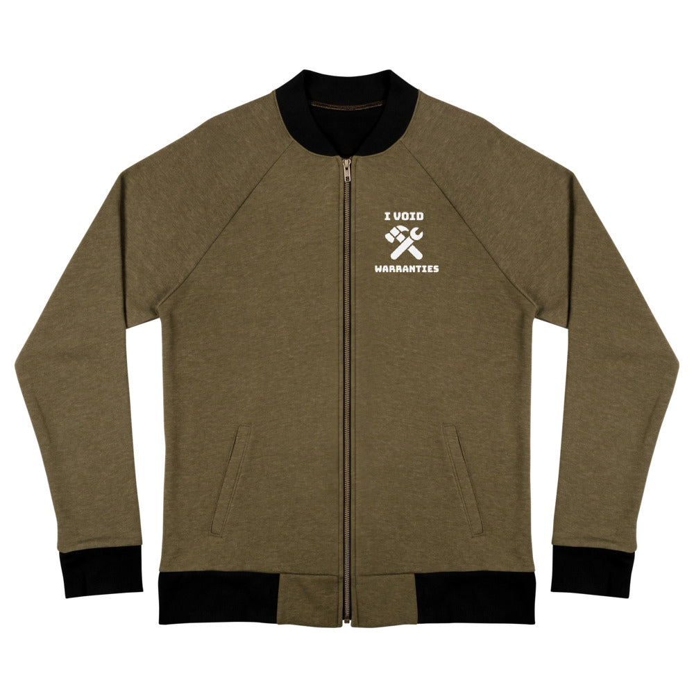 I void warranties - Bomber Jacket by DarkByteGear
