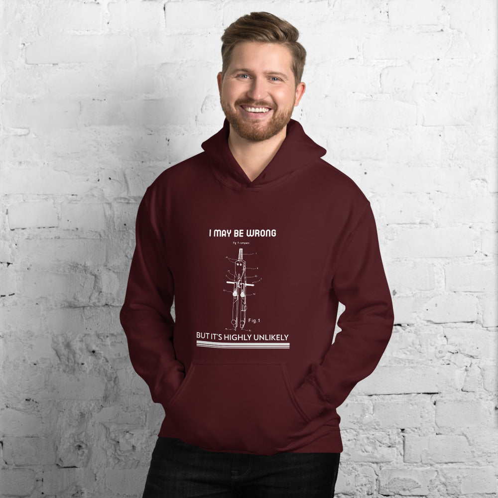 I may be wrong, but it's highly unlikely - Unisex Hoodie by DarkByteGear