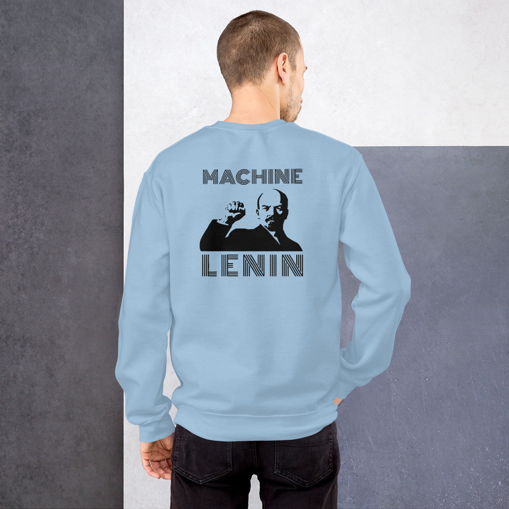 Machine Lenin - Unisex Sweatshirt (black text) by DarkByteGear