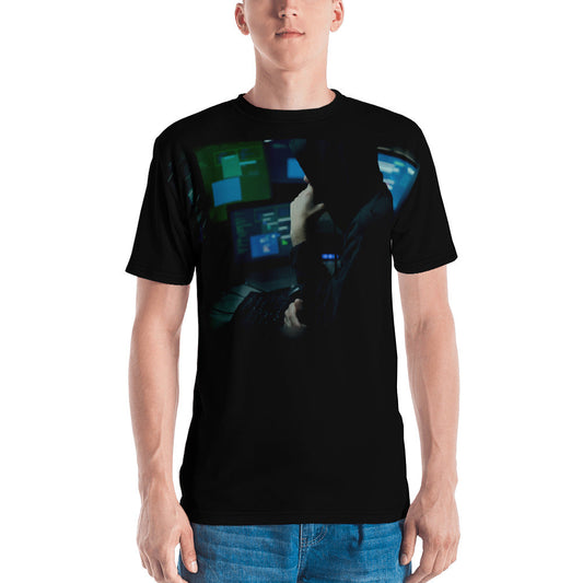 Black Hat - Men's T-shirt by DarkByteGear