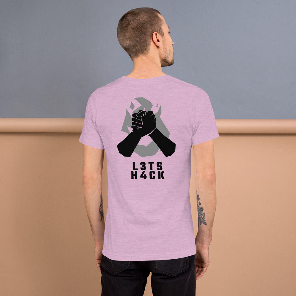 L3ts H4ck - Short-Sleeve Unisex T-Shirt by DarkByteGear