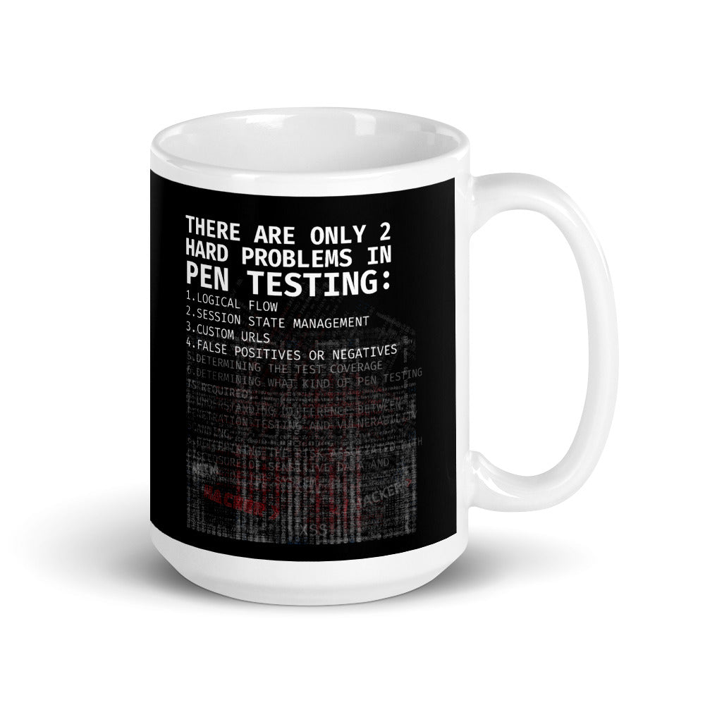 Problems in pen testing - Mug by DarkByteGear