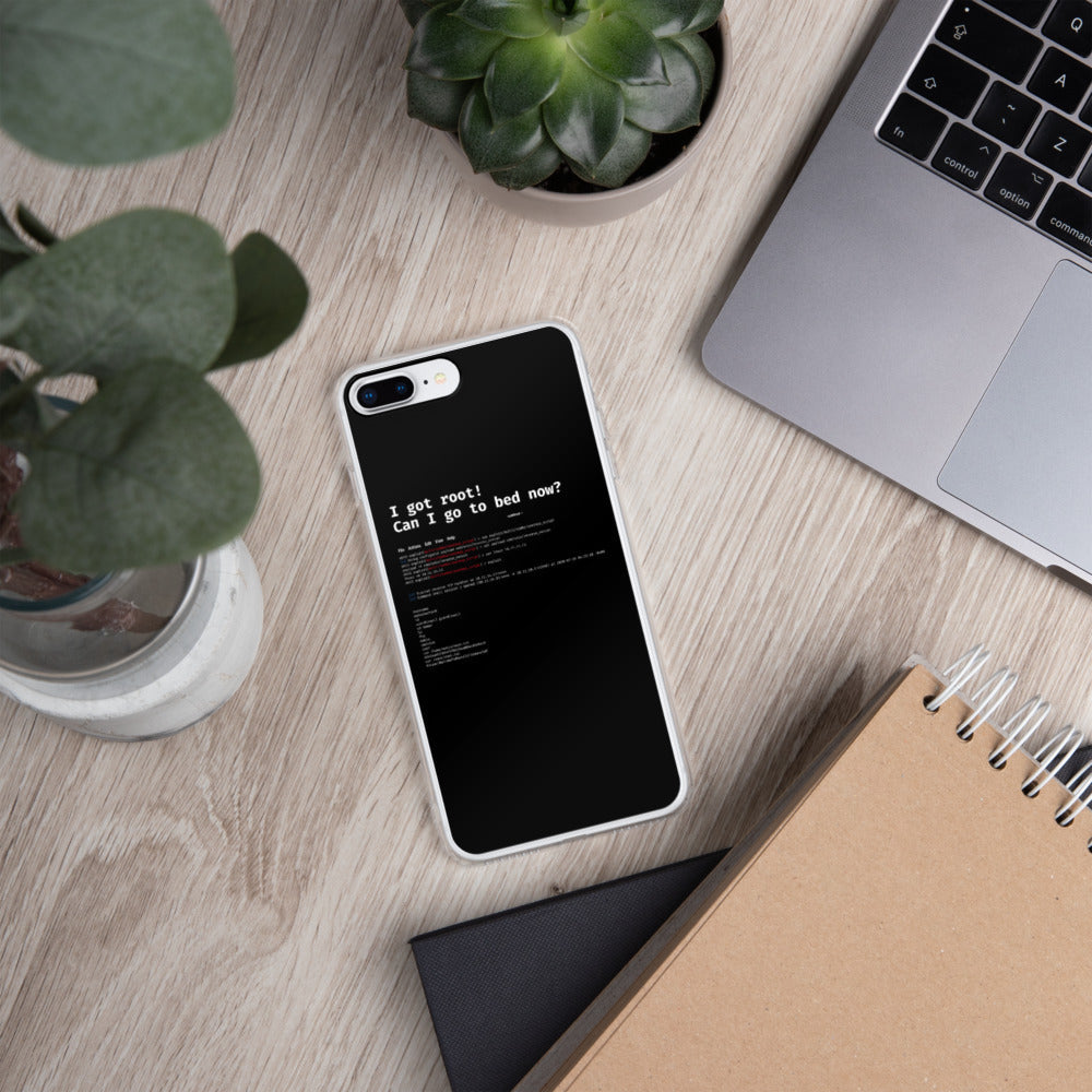 I got root! Can I go to bed now? - iPhone Case by DarkByteGear