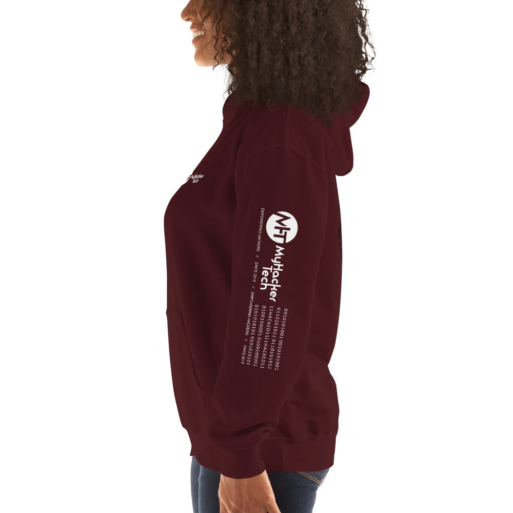 Hacking the apocalypse v1 - Unisex Hoodie (with all sides design) by DarkByteGear