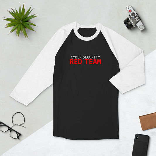Cyber Security Red Team - 3/4 sleeve raglan shirt by DarkByteGear