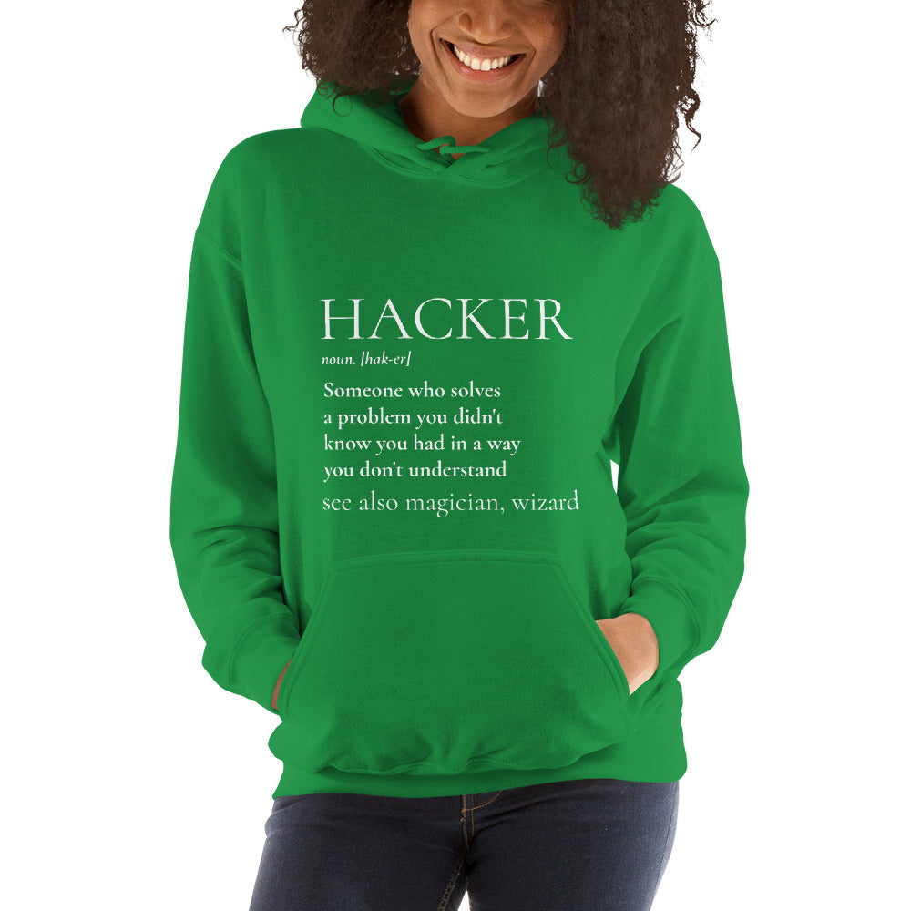HACKER noun. [hak-er] - Unisex Hoodie by DarkByteGear