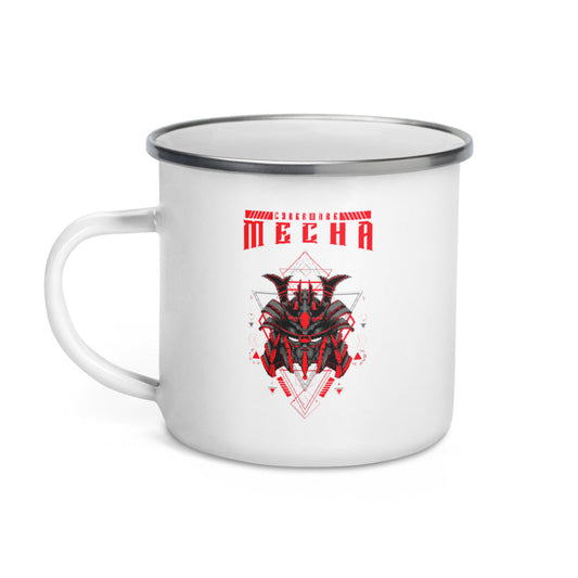 CyberWare Mecha - Enamel Mug by DarkByteGear